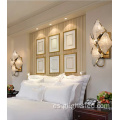 Venta caliente dormitorio decorativo moderno llevó la luz de pared de cristal